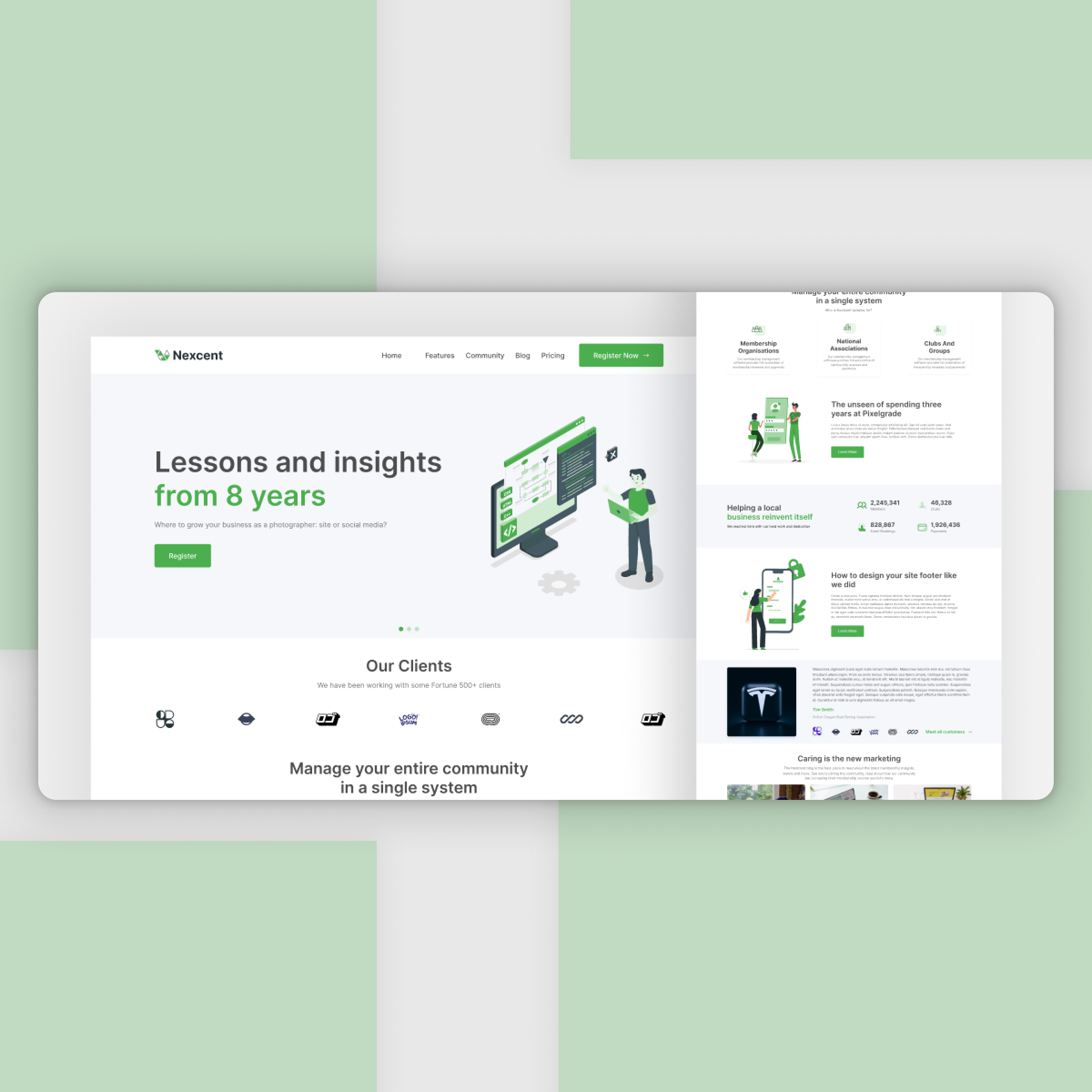 50+ landing page designs template preview