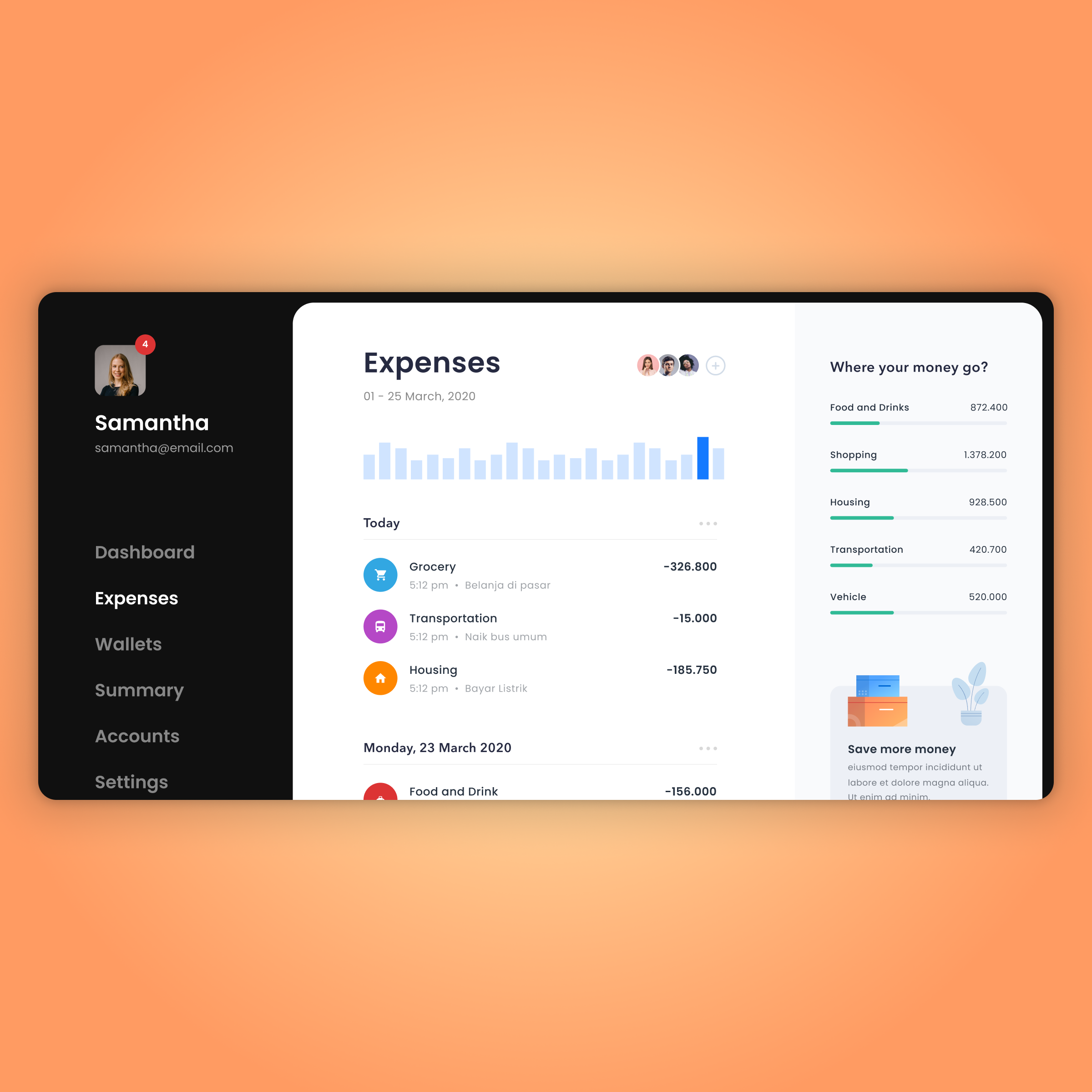 Admin dashboard template template preview