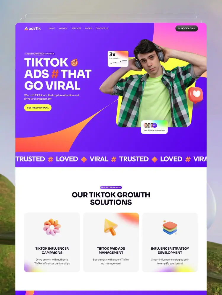Adstik template preview