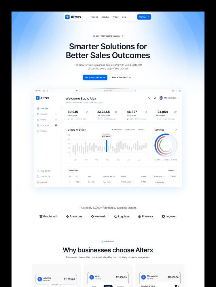 Alterx template preview