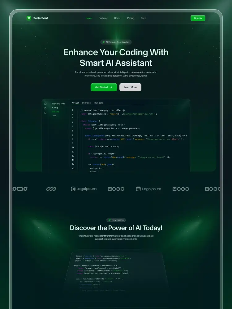 CodeGent template preview